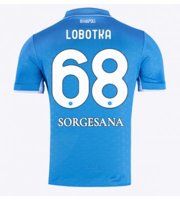 SSC Napoli Stanislav Lobotka #68 Hemmatröja 2024-25 Kortärmad